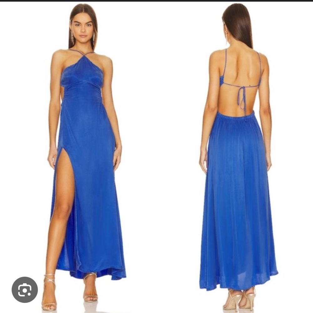 For love and lemons blue kyra dress